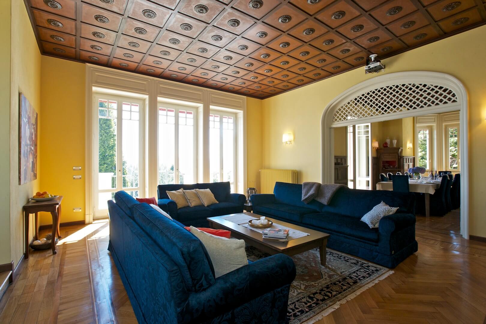 Indoor images at Villa Confalonieri