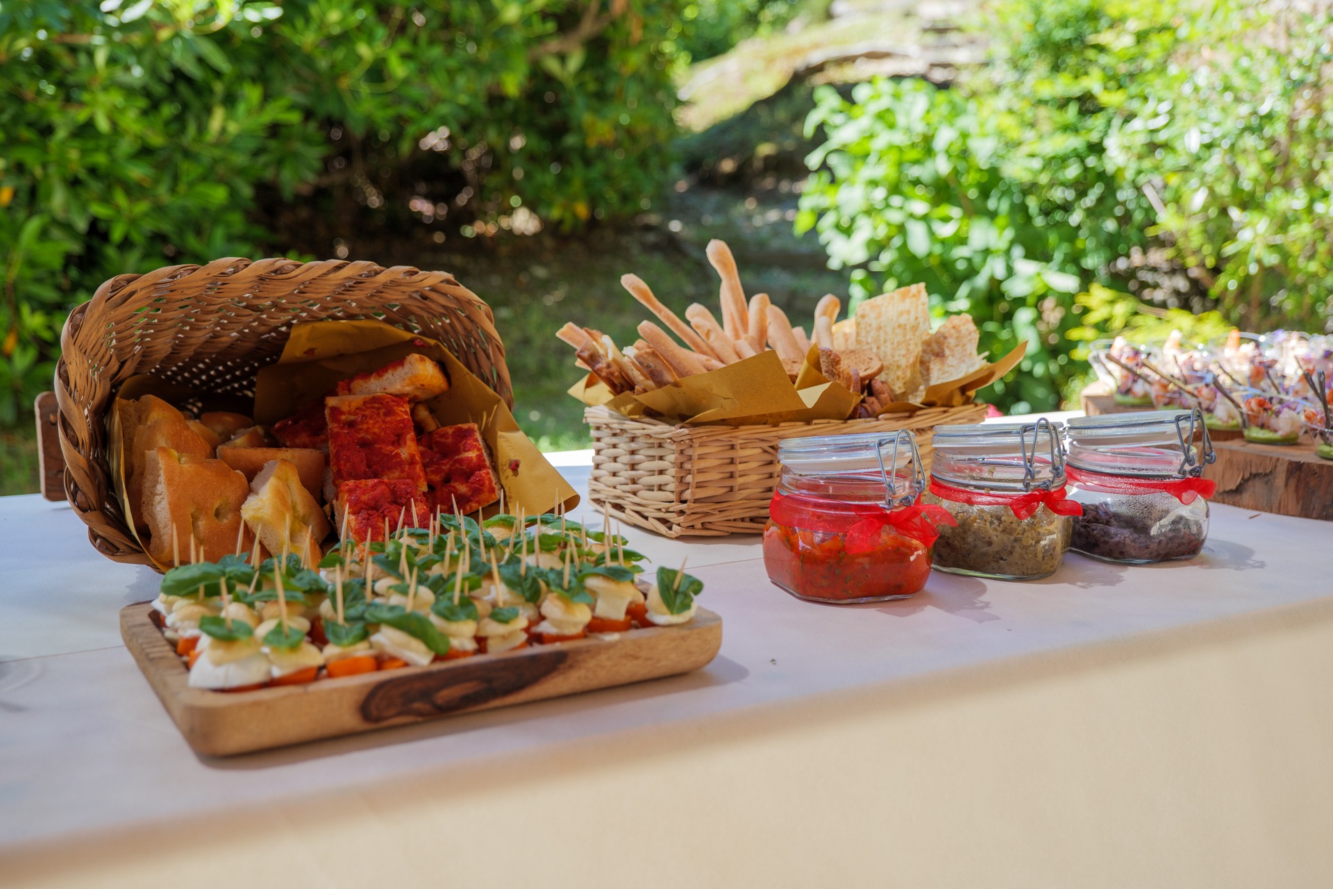 Food and beverages at Villa Confalonieri